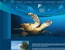 Tablet Screenshot of maikhaomarineturtlefoundation.org